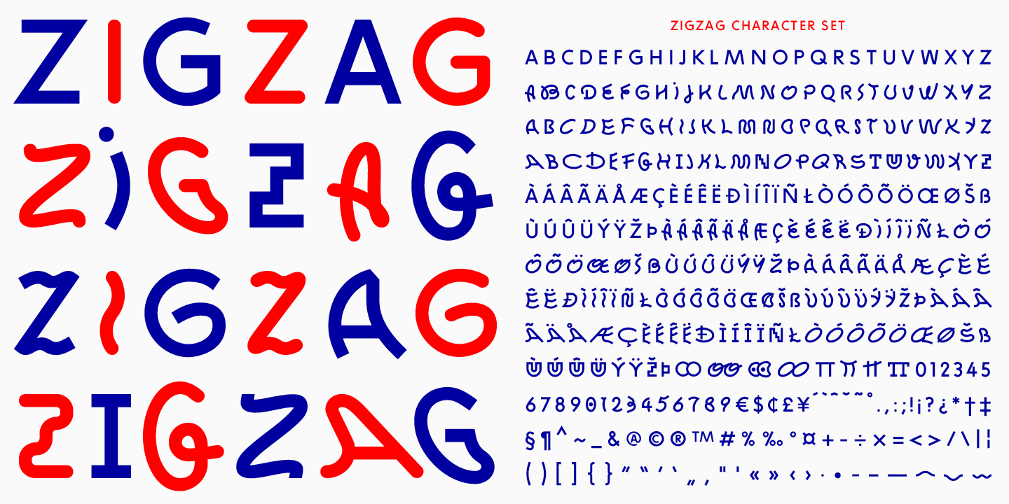 Font Zigzag